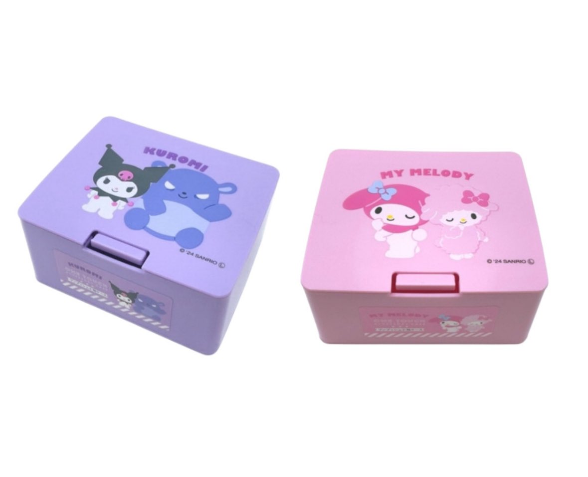 PSuritho's tweet image. 🎀กล่องใส่ของ ใส่เครื่องประดับ Sanrioแท้ จากญี่ปุ่น🇯🇵น่ารักมากๆ ราคาคือน่ารักเช่นกัน มีแค่อย่างละ10 เท่านั้น

กล่องละ65.- ค่าส่ง30.-

#preoder #sanrio #kitty #kuromi #cinnamoroll  #mymelody #pochacco #preoderjapan