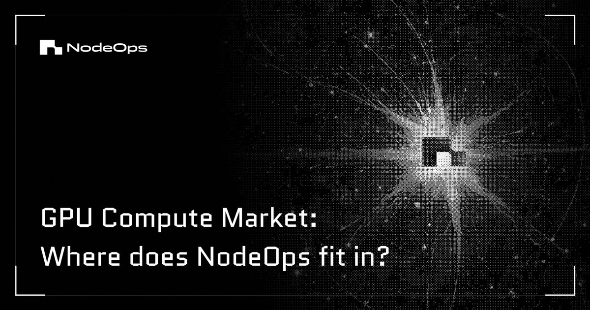 GPU Compute is coming to NodeOps. 

We are very excited about this next frontier in decentralized infrastructure because we believe that it will be a game changer for builders, globally.

Read on to see how GPU Compute on NodeOps:

→ Will actually make a difference for the end