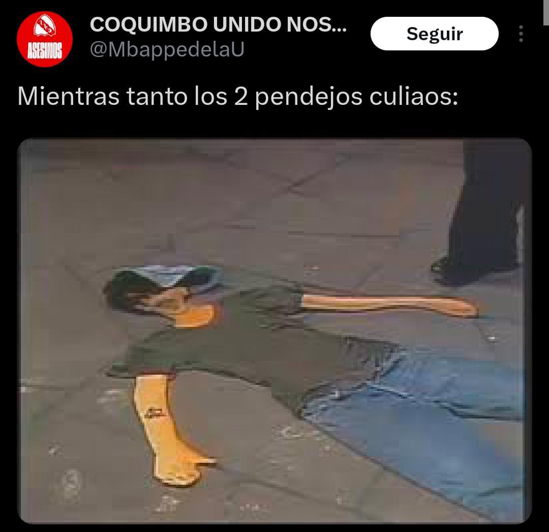 Claudi0Canari0's tweet photo. Los diferentes…
Lo que pasó hoy en argentina es una tragedia, pero no olvidar como ellos se rieron de nosotros en abril, no seamos iguales.
Nadie debería morir por ver futbol, sabemos que ellos “los diferentes” tienen poca memoria. 
El futbol chileno esta en crisis. https://t.co/G4SIJwZ23E