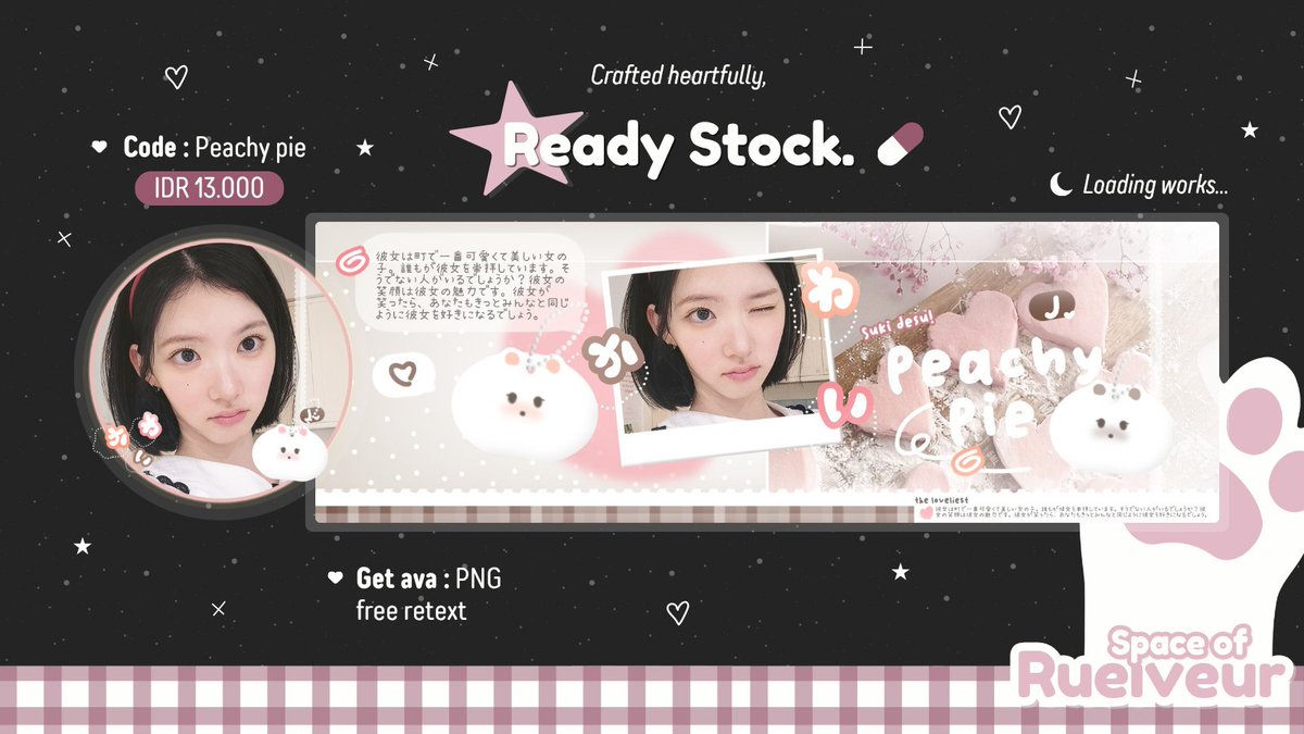 ┈─ help rt? thankyou! 🐈‍⬛

halo rue ada layout ready stock rs jiwoo h2h 🌷 price tertera di pict dan siap dijemput 🤍 grab yours!

[ #zonauang ]