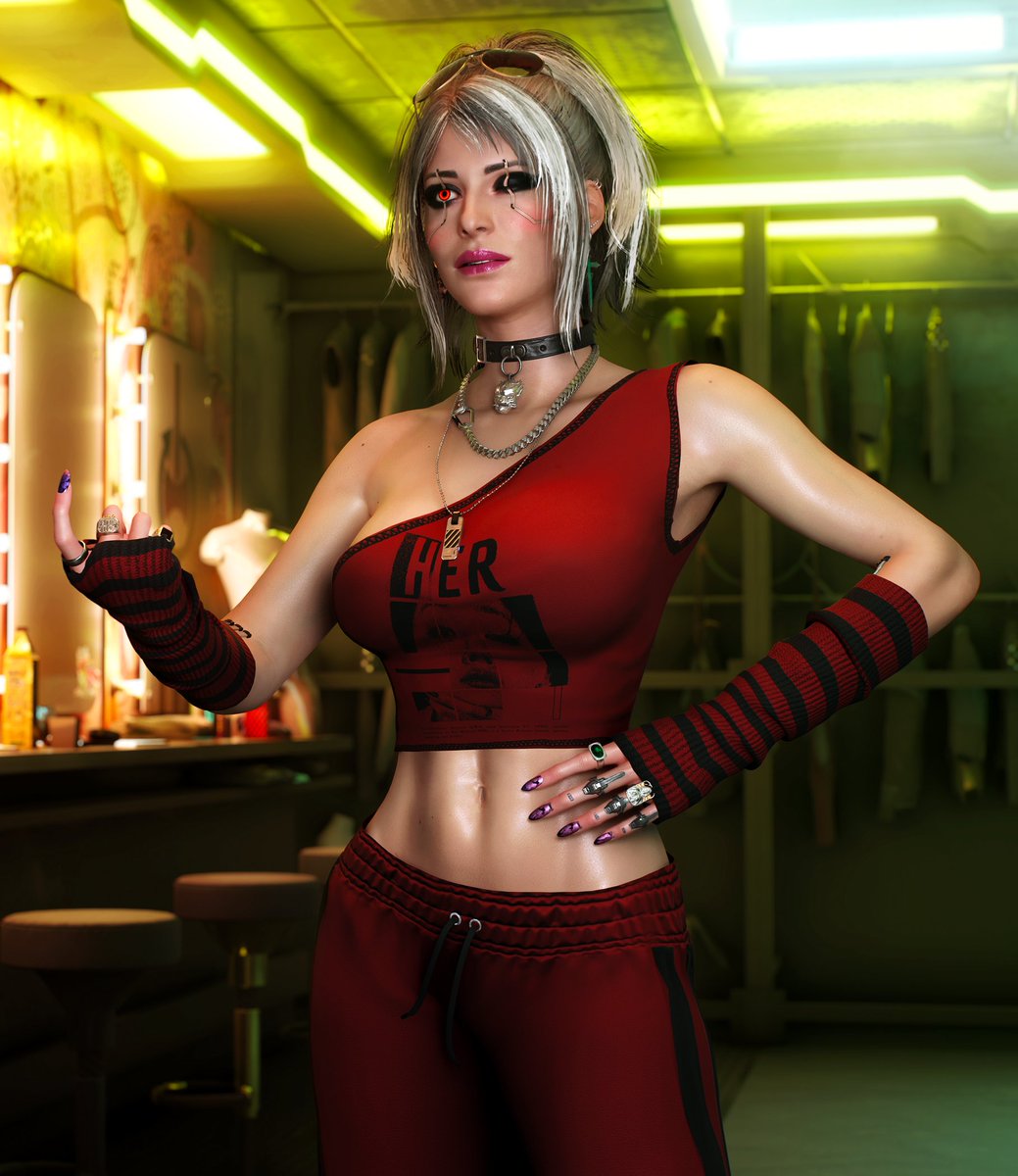 Zwei | Rockergirlfriend (@therockergf) on Twitter photo I don't bite. (Yes, I do.)
Outfit: nexusmods.com/cyberpunk2077/β¦ by <a href="/ComfyPeachu/">ππππππ π</a>
#Cyberpunk2077 #Cyberpunk2077PhotoMode #VirtualPhotography #Reshade #ArtisticofSociety #VGPNetwork #WorldOfVP #VPUnityHub #ThePhotoMode #VPGamers I don't bite. (Yes, I do.)
Outfit: nexusmods.com/cyberpunk2077/β¦ by <a href="/ComfyPeachu/">ππππππ π</a>
#Cyberpunk2077 #Cyberpunk2077PhotoMode #VirtualPhotography #Reshade #ArtisticofSociety #VGPNetwork #WorldOfVP #VPUnityHub #ThePhotoMode #VPGamers