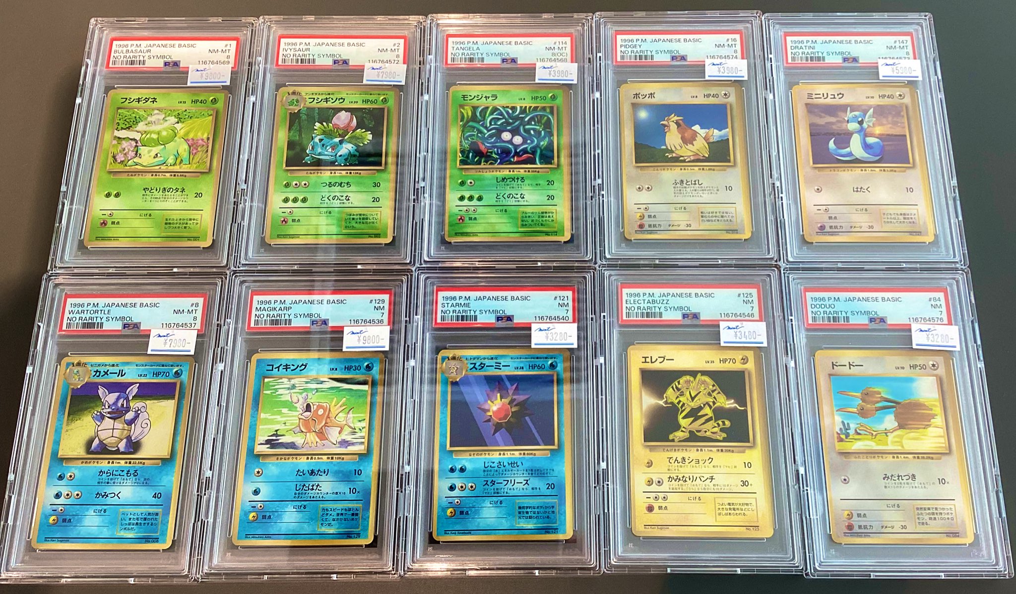 25年前! PSA 7 ゼニガメ 対 ニドリーノ 珍ポケモンカード ポケカトレカ 25年前! PSA 7 ゼニガメ 対 ニドリーノ 珍ポケモンカード