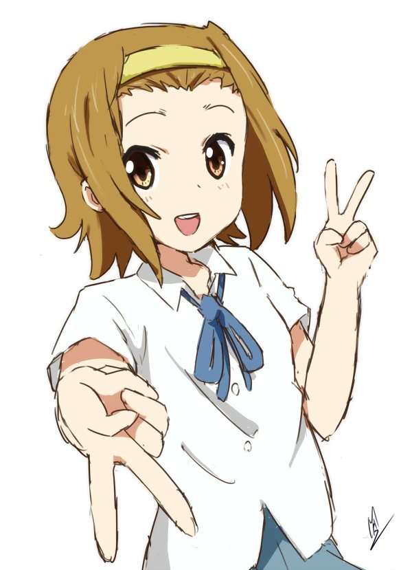 田井中律 「#田井中律生誕祭2025 過去絵でもお祝い りっちゃんハピバ」|MA-2㌠のイラスト