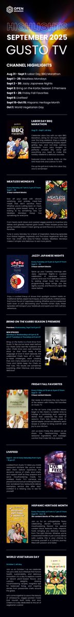 open_browser's tweet image. Check out Gusto TV&apos;s September preview. 
lt&apos;s all about to be revealed!🔥🔥🔥 
How to watch: Open the Open Browser, then go to live, find &quot;GustoTV&quot; to watch!🔥🔥🔥 
Stay tuned to our X page and don&apos;t miss a moment!🔥🔥🔥 
#OpenBrowser #GustoTV 
@gustotv