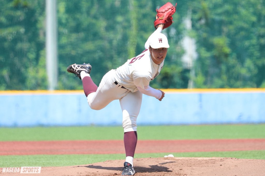 [野球] 夏季オープン戦
○早大４－０福岡工大

打線は４回、德丸のゴロの間に先制すると、その後尾形、尾瀬の適時打で３点を奪う。６回にも尾形の適時打で相手を突き放すと、投げては髙橋煌が四球を１つ許すのみのノーヒットノーランを達成。圧巻のピッチングで勝利を飾った

#sousupobaseball #waseda