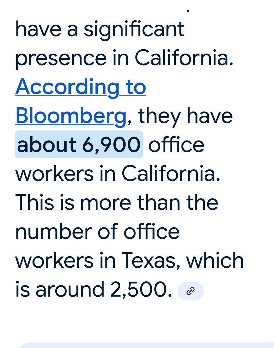 Kim 🇮🇹 (@mommavestor) on Twitter photo <a href="/FluentInFinance/">Andrew Lokenauth | TheFinanceNewsletter.com</a> <a href="/GavinNewsom/">Gavin Newsom</a> They say that- but the number of employees is more in Cali versus Austin TX
Oracle for example <a href="/FluentInFinance/">Andrew Lokenauth | TheFinanceNewsletter.com</a> <a href="/GavinNewsom/">Gavin Newsom</a> They say that- but the number of employees is more in Cali versus Austin TX
Oracle for example