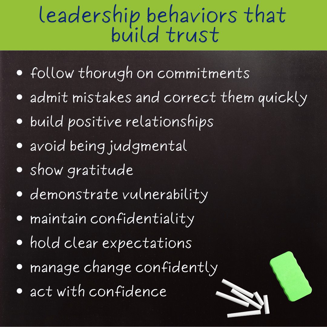 "When trust is present, people are more productive, more satisfied with their job, and more likely to put in more discretionary effort.  What a leader does, what they say, and how they spend their time signals what is important and what they value"
middleweb.com/52148/5-ways-l…