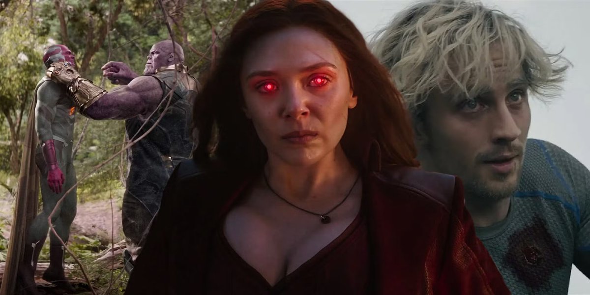 So I’m watching <a href="/MarvelStudios/">Marvel Studios</a> <a href="/Avengers/">© Avengers</a> Age of Ultron (again) and I just realized that from the moment Vision is ‘born’ to the moment Vision ‘dies’, the Scarlet Witch is good, per se.  If you really watch everything Marvel has done with these 2 characters, Wanda needs Vision!