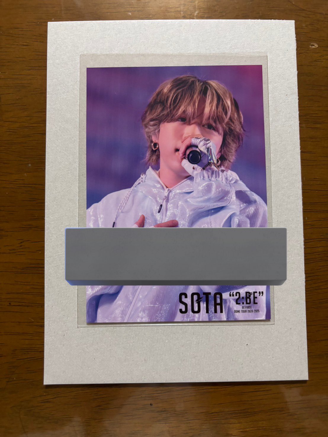 特典フォトカード　MANATO　BE:FIRST DOME TOUR　2:BE 特典フォトカード MANATO BE:FIRST DOME TOUR 2:BE BE:FIRSTDOME