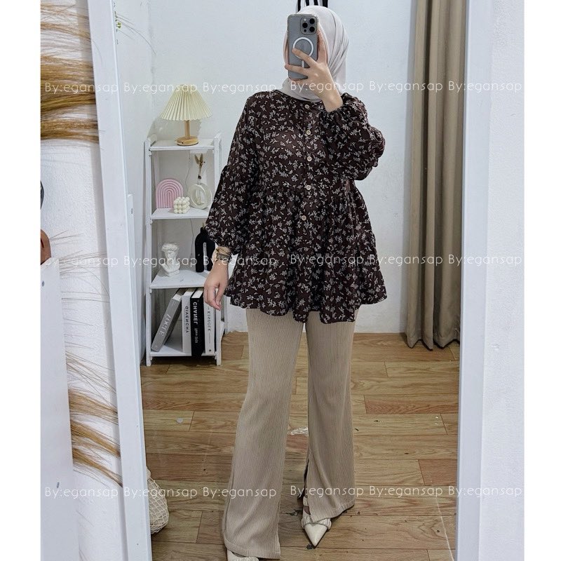 virusrcn's tweet photo. Cek EGANSAP | Aida Blouse BabyDoll LD 98 | Kemeja Lengan Balon Flower Bunga dengan harga Rp65.500. Dapatkan di Shopee sekarang! https://t.co/TIxJbQyFjV https://t.co/lRqJPSRmWV