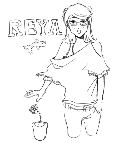 mascarponemark's tweet image. Reya Blipblop wip from the born in it smp #bitsmp