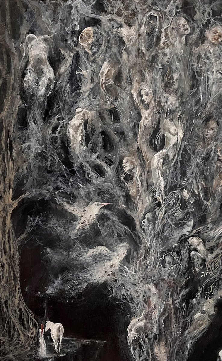 Sharing detail of “Tree of Souls” still under construction 🖤✨