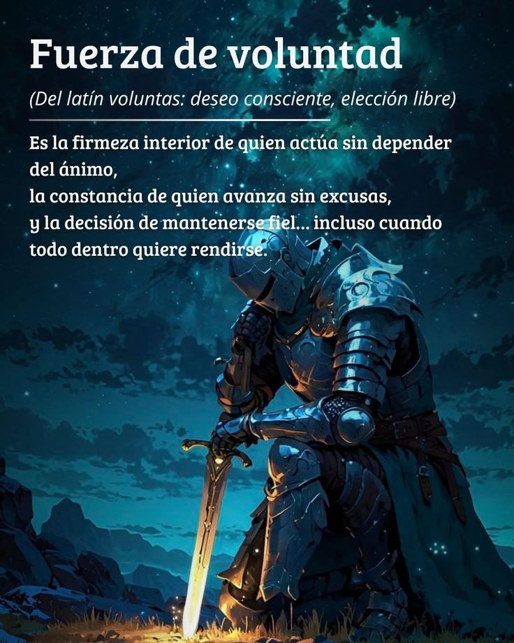 "Fuerza de voluntad". 🌌💪🔥💫
Del latín voluntas:
#PalabraDelDía