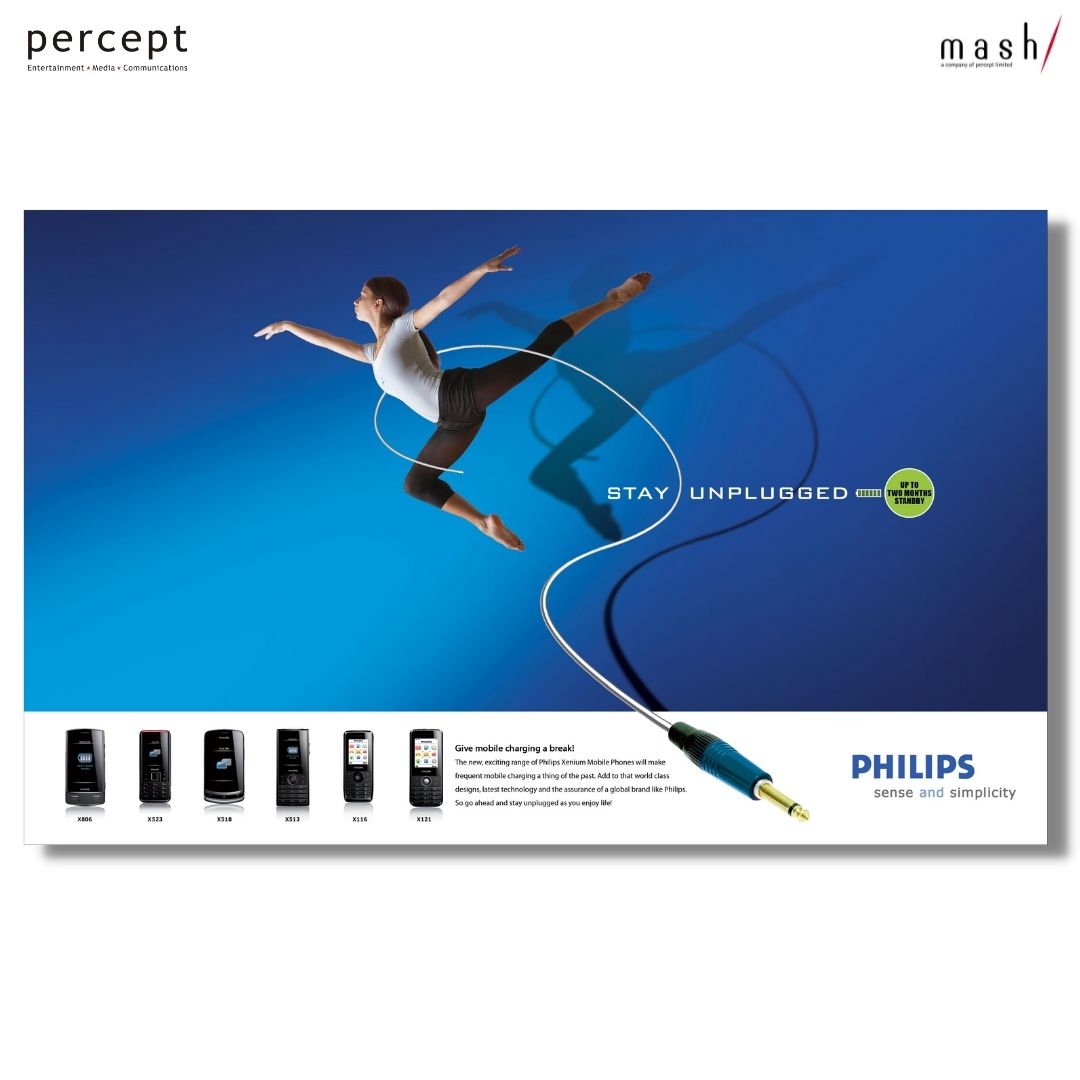 #Throwback to the impactful ‘Stay Unplugged’ ad campaign crafted by MASH Advertising for Philips India — a bold and creative expression that truly stood out!
#Percept #MashAdvertising #Philips #StayUnplugged