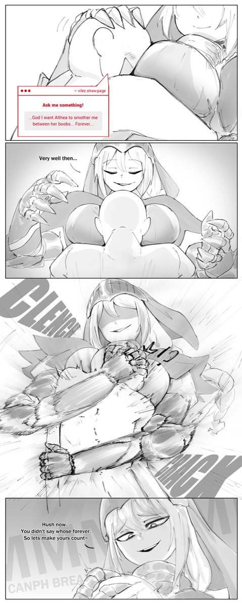 Idk why but my monster hunter nun OC for some reason.