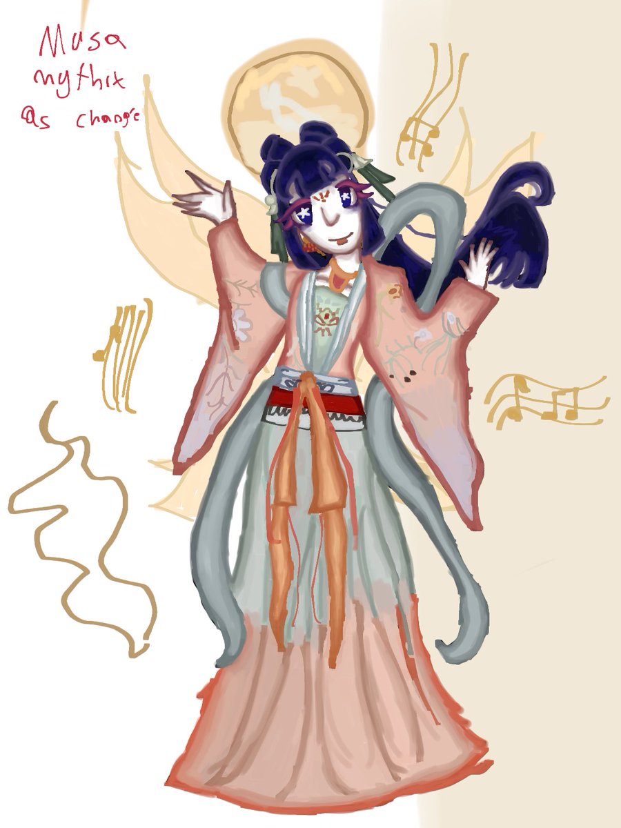 royaleaqua1's tweet photo. Musa as changโe
(Mythix redesign! Tell me if I did anything wrong)
#winxclub #winx #musa #musawinx #art https://t.co/6TkLX3R89s
