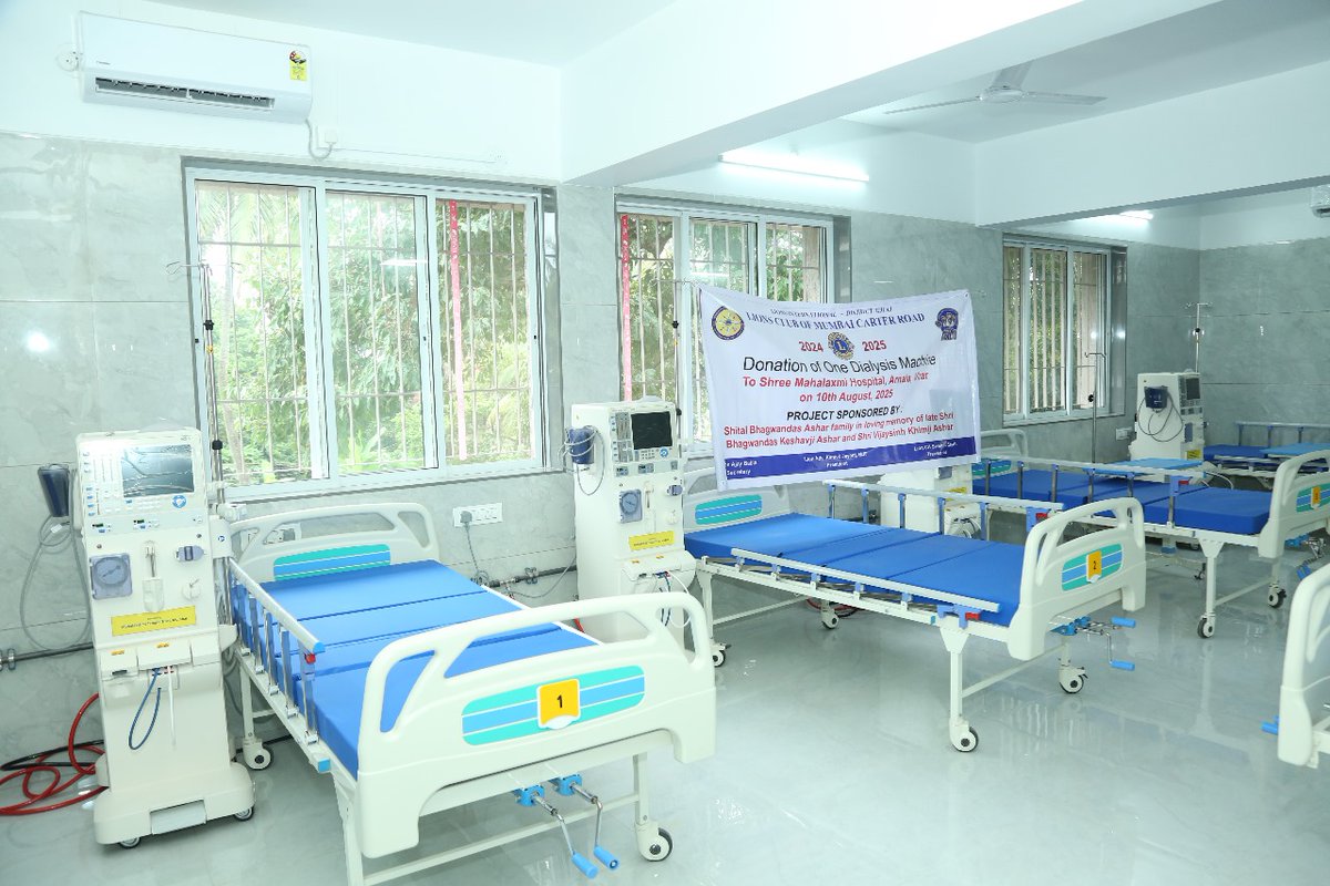 JollyClamps's tweet photo. 🌍 CSR at Jolly Clamps – Giving Back to Society

🙏 As part of our CSR initiative, we are proud to have donated 5 dialysis machines to Mahalaxmi Hospital. 

🤝 Together, let’s create an ecosystem where businesses grow and communities thrive.

#JollyClamps #CSR #GivingBack https://t.co/mudDQklB9U
