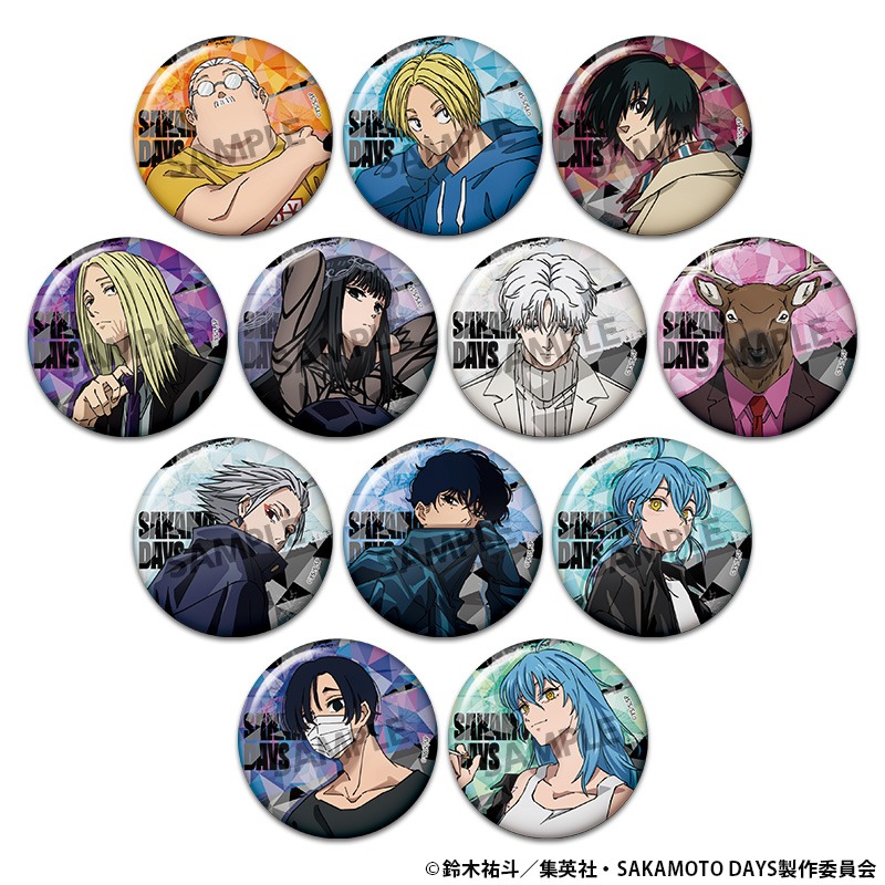 2025年10月発売予定 SAKAMOTO DAYS トレーディングホログラム缶バッジ