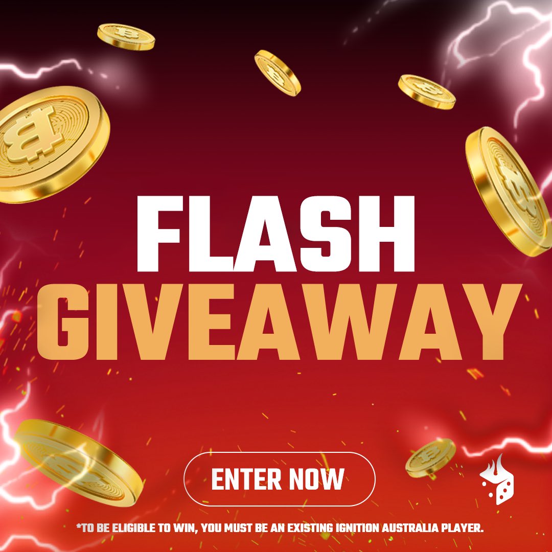 Ignition_AU's tweet photo. ⚠️ FLASH GIVEAWAY ⚠️

Giving away 2x $50 bonuses! 💰

To enter:
*Like and retweet
*Drop a 💪 in the comments

Ends August 21st 4pm AEST. Winners will be announced at 4.30pm. ⏰ https://t.co/1WSydrM4O1