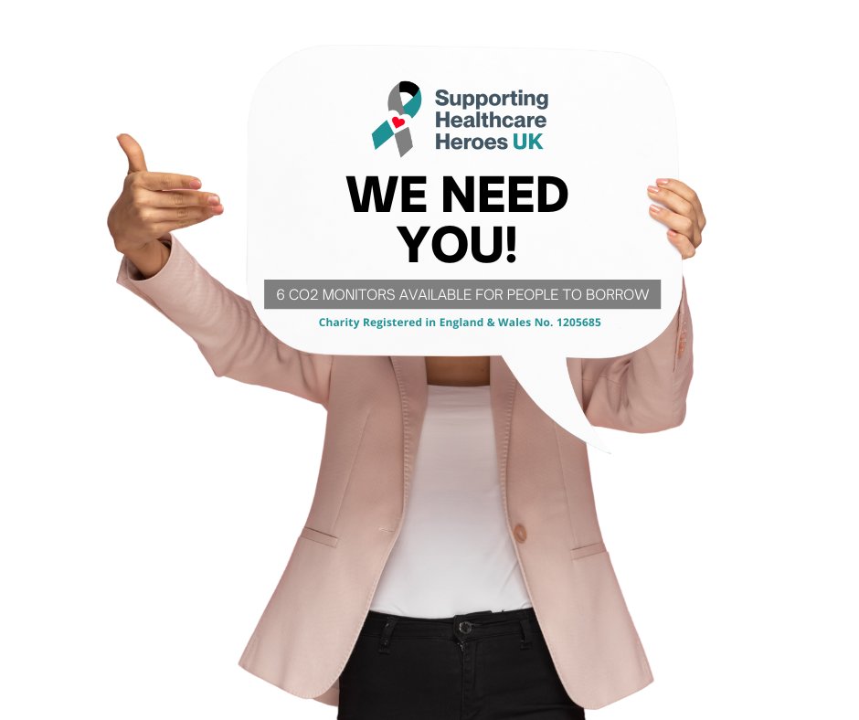 SupportingHH_UK's tweet photo. Help Us with #SafeAir4All 🌬️💙
6 portable CO₂ monitors available to borrow as part of our campaign.
Fill in the form here ➡️ https://t.co/YKtSE7U1Di
#safeair4all #CO2Monitoring #SafeAirNow #PublicHealth #CO2Awareness #LongCovid #InfectionControl #HealthcareLeadership https://t.co/gLI1NT52mU