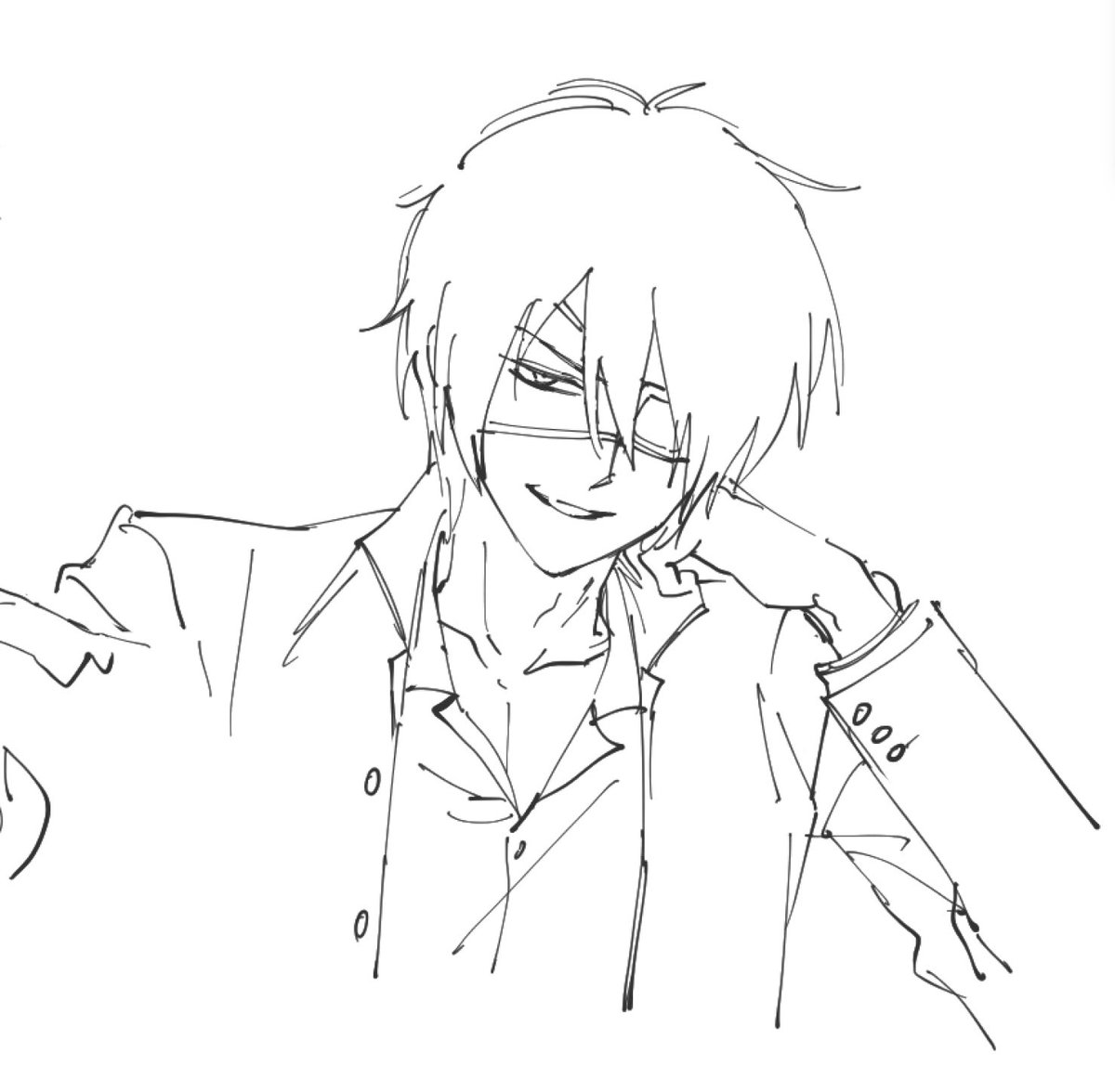 타카스기의 웃음기 띈 얼굴을 좋아함