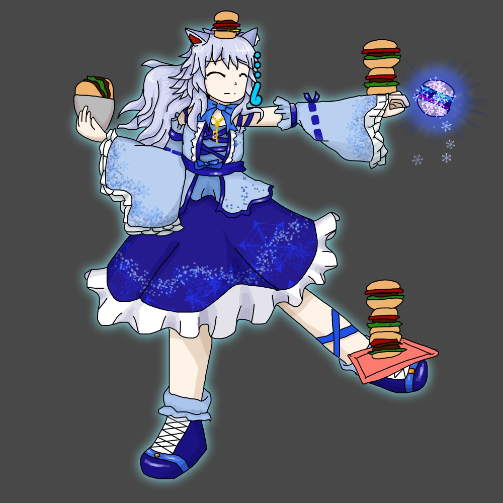Aori_Museko's tweet photo. #戴冠project #IEFH 
#東方Project（？）

マナちゃん（IEFH）FAした（また）
僕東方風に！ https://t.co/WVeO1AHwEg