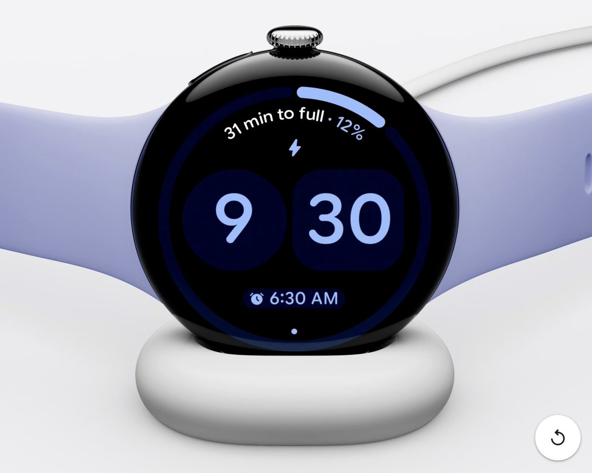PixelsPanels's tweet photo. This charging dock has a great looking and functional design. No matter what kind of strap you're using, it will be easy to place your watch on the charger. It also looks like a small pillow for your watch to rest on.

#PixelWatch #MadeByGoogle #Pixel10 https://t.co/CE5ahN91qA