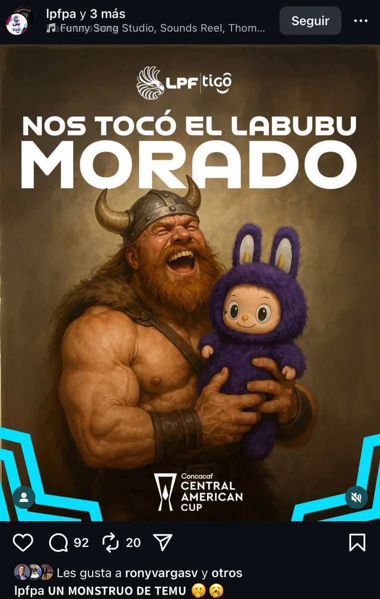 La cuenta oficial del torneo panameño, se burló del Saprissa por su derrota ante el CAI.

“Un monstruo de TEMU”