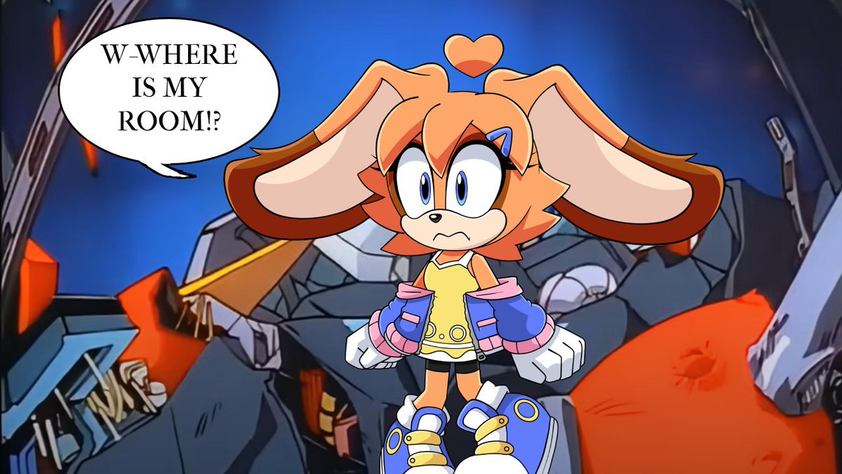 Trixie's old room is now smitheries making way for a Chili Dog stand. However, a certain blue hedgehog was kind enough to tell Trixie she will have a new place in a few days, I wonder where that could be hmmm? Guess we will find out soon enough ♥ Until then, Trixie is homeless