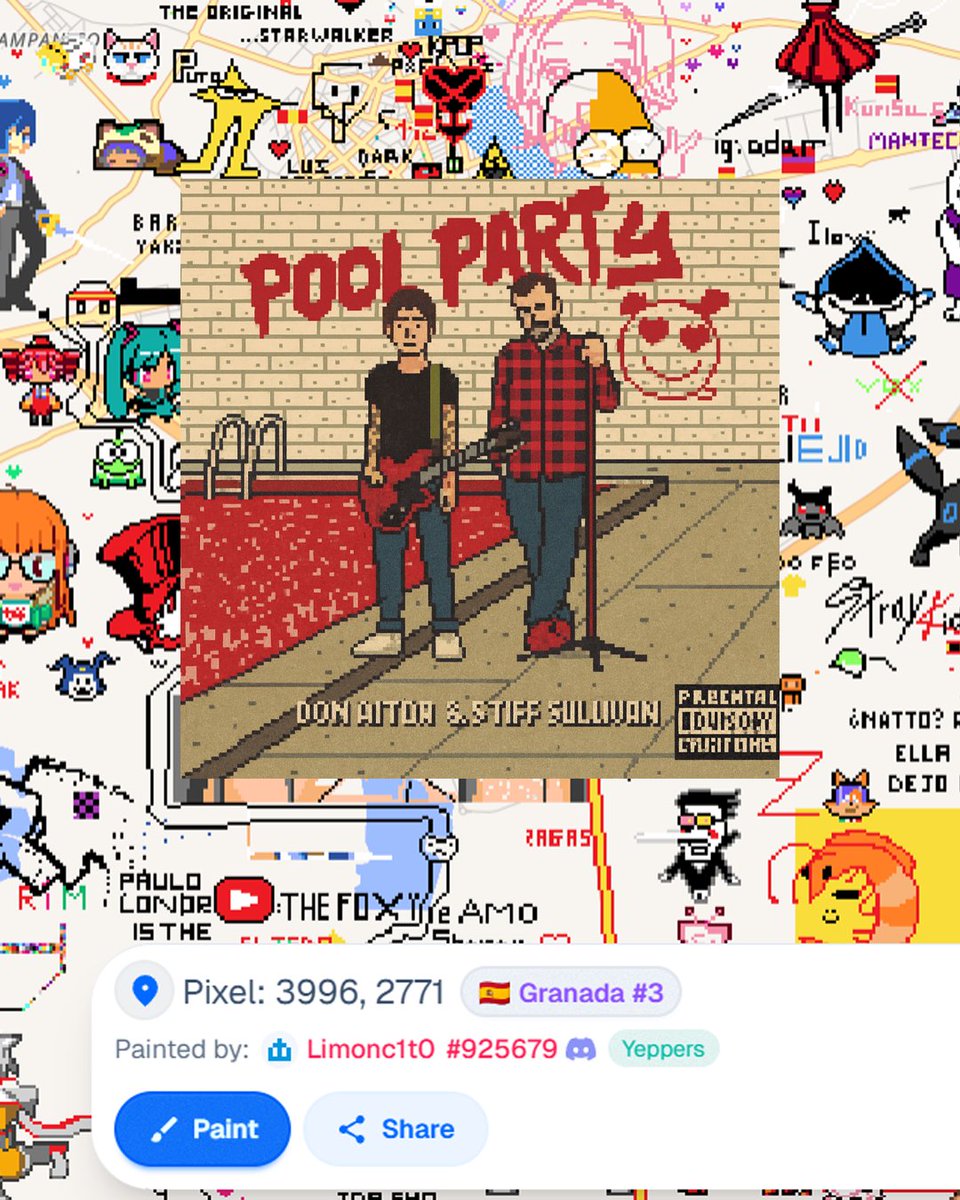 magnosmxoficial's tweet photo. #WPlace : Ni de pedo me aventaría 1 mes haciendo esos pixels, pero igual quería unirme al mame. ❤😂😅 #MagnosEnterprise
#FunFact: A Santaflow lo puse en Madrid, a Norykko en Galicia, a Don Aitor en El Ejido y a DYEM en Guadalajara. 😎😎
#santaflow #dyem #norykko #donaitor https://t.co/EQa30B2tiQ