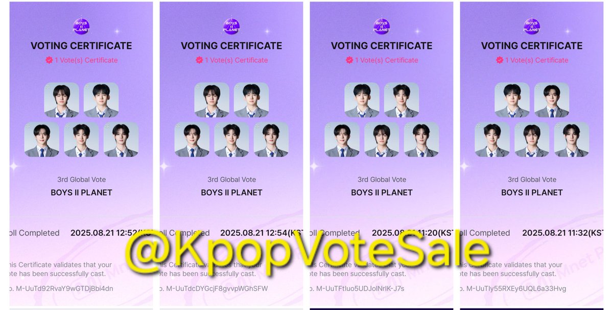 KpopVoteSale's tweet photo. Rt Deal BOYS II PLANET

15🎟 dropped for LEE LEO
Thank you all guys for joining RT deal!

700 🎟 per day 
#LEELEO #KpopVoteSale #Gaproof_Wingsshop #Mnetplus #BOYS2PLANET https://t.co/3vTs1yLuBP