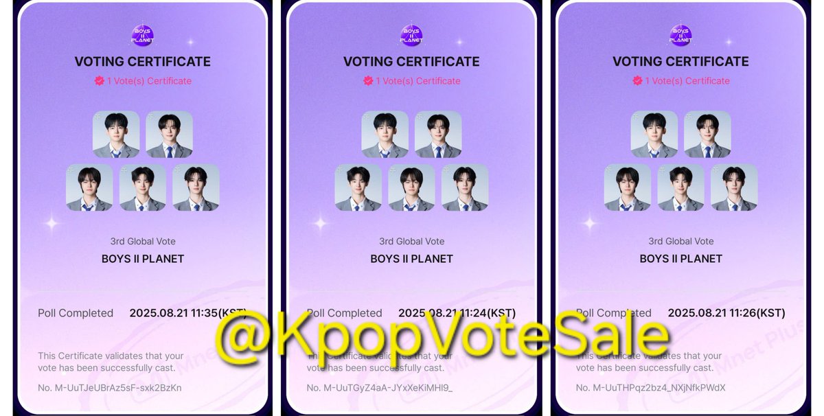 KpopVoteSale's tweet photo. Rt Deal BOYS II PLANET

15🎟 dropped for LEE LEO
Thank you all guys for joining RT deal!

700 🎟 per day 
#LEELEO #KpopVoteSale #Gaproof_Wingsshop #Mnetplus #BOYS2PLANET https://t.co/3vTs1yLuBP