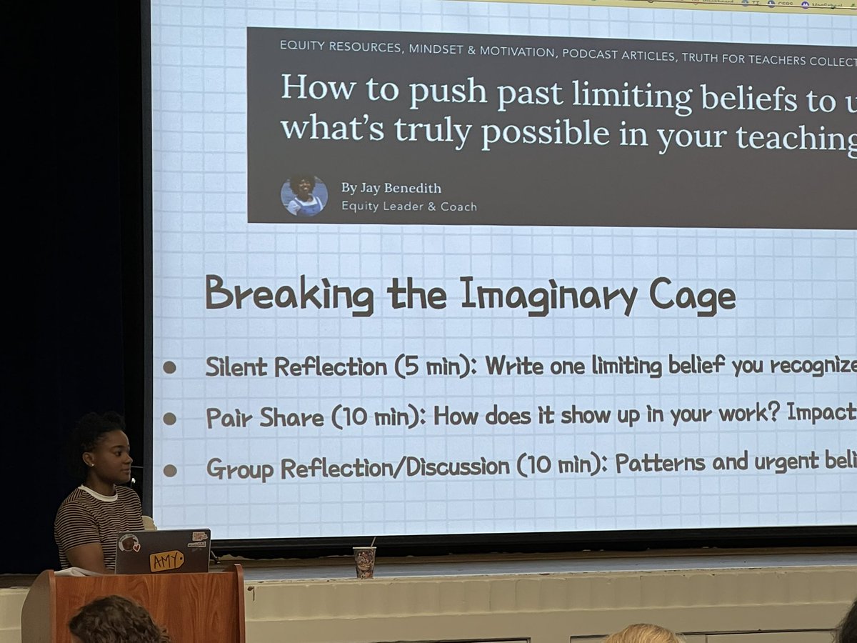 amyonyendu's tweet photo. Our staff engaged in meaningful professional development this week, reflecting on limiting beliefs and preparing to create brave, equitable spaces for students. Together, weβre stepping into the year with clarity, courage, and purpose! #InvisibleBarriers #GrowthMindset @SMMUSD https://t.co/Tmwl2CKMA6