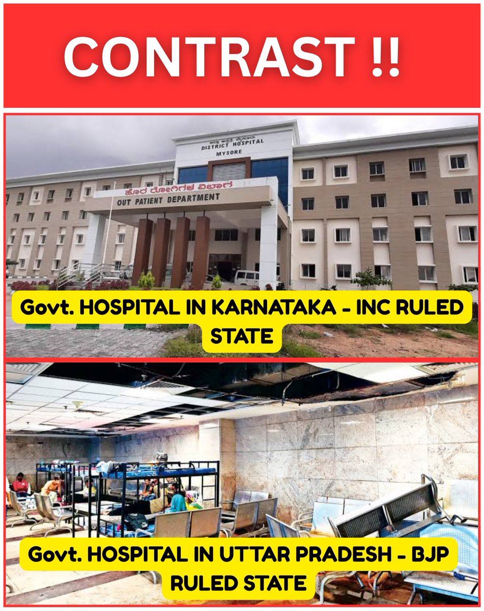 DynamicBharatF's tweet photo. Same country same tax payers but a different world in healthcare! Why so?? https://t.co/iuhhvoa224