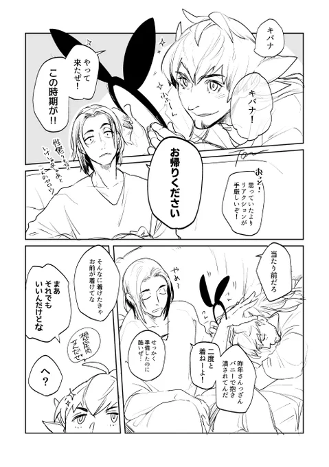 ポイピク空にしちゃったし、dnkb🐰の日のにぎやかしに過去絵をポイポイ🔞 