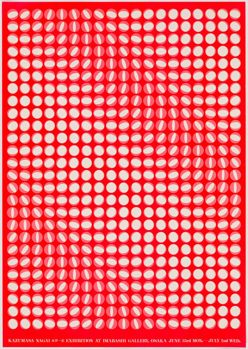 Pixel0Symphony's tweet photo. Kazumasa Nagai, for Exhibition at Imabashi Gallery. 1969. https://t.co/EclFTRvxcW