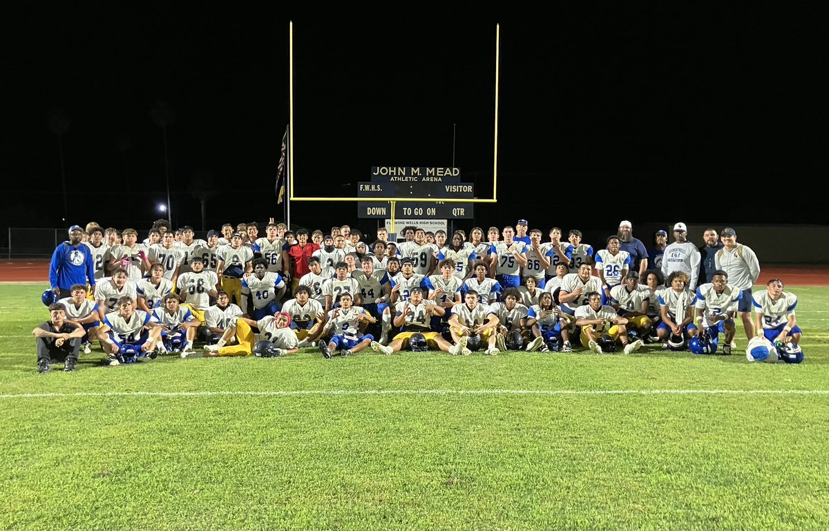 Flowing Wells Football (@cabfootball) on Twitter photo Big thanks to <a href="/BuenaColtsFB/">Buena Colts Football</a> for coming up tonight to scrimmage. Best of luck in the regular season! 🏈 Big thanks to <a href="/BuenaColtsFB/">Buena Colts Football</a> for coming up tonight to scrimmage. Best of luck in the regular season! 🏈