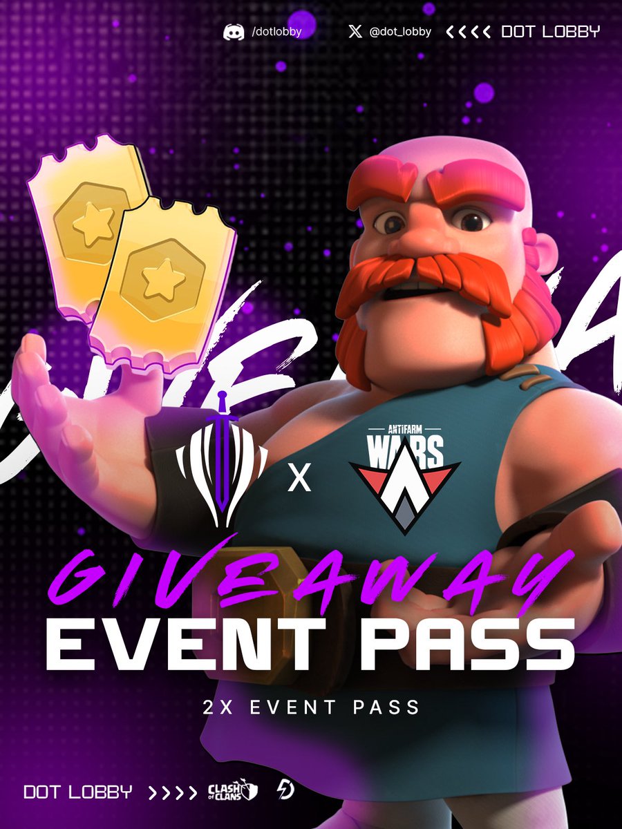 🚨 GIVEAWAY 🚨

We’re giving away 2 EP 🎁 in collaboration with <a href="/dot_lobby/">DOT Lobby</a> !
To participate:
1️⃣ AFW Discord -discord.gg/afw
2️⃣ DOT LOBBY Discord -discord.gg/dotlobby

✅ Must join both servers and Participate in the giveaway on discord!

Ends - 24 August 10 Am IST