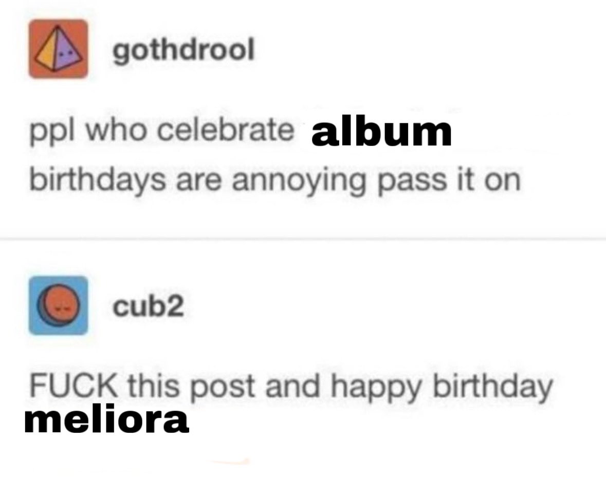 rklf001's tweet image. HAPPY BIRTHDAY MELIORA ‼️‼️‼️