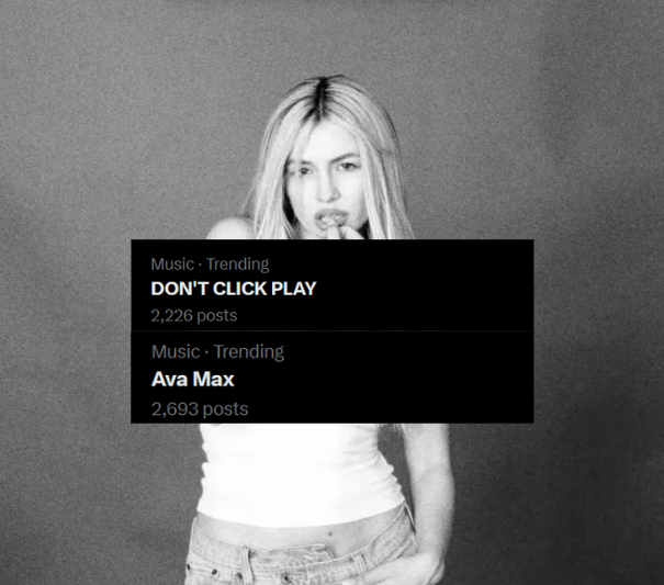 Info Ava Max tweet media