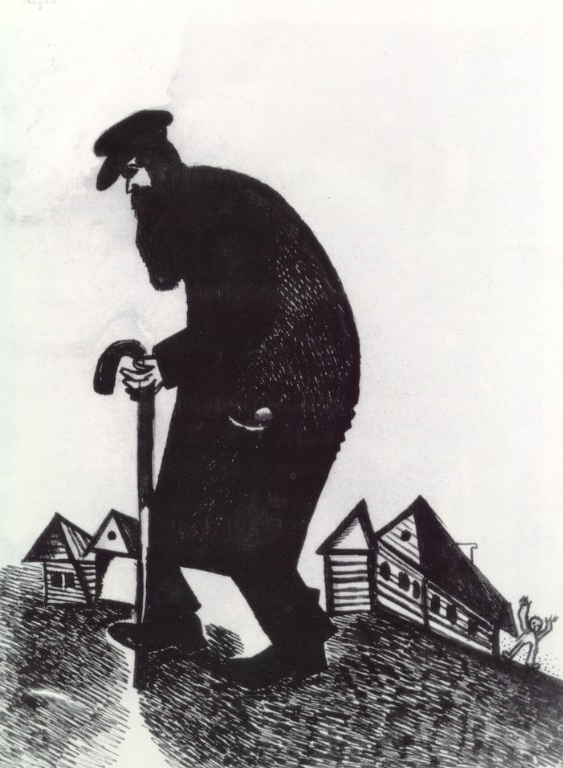 Wandering Jew #artbots #chagall