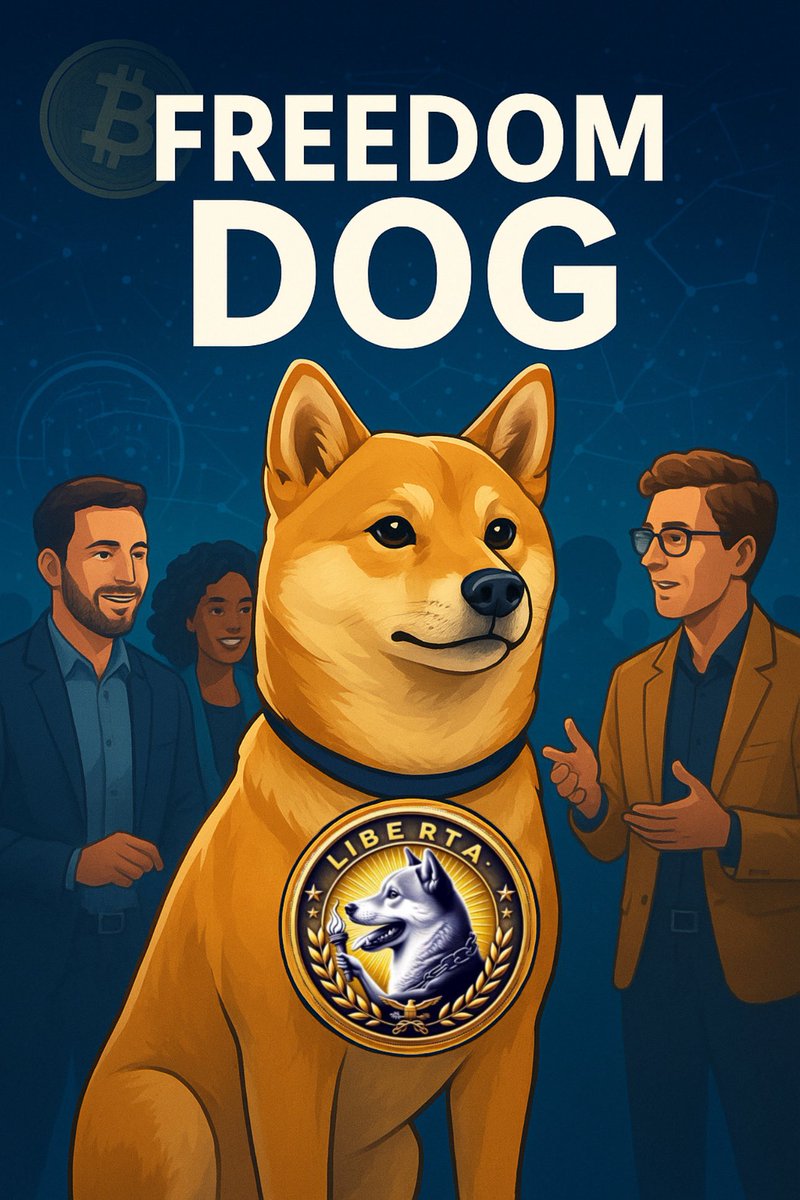 💎 FREEDOM DOG = Future of Crypto 💎

Join the Libertarian Dog on Solana. Believe in Freedom. Believe in Liberta. 🐕🔥
#LibertaDog #FreedomDog #CryptoCommunity #Solana