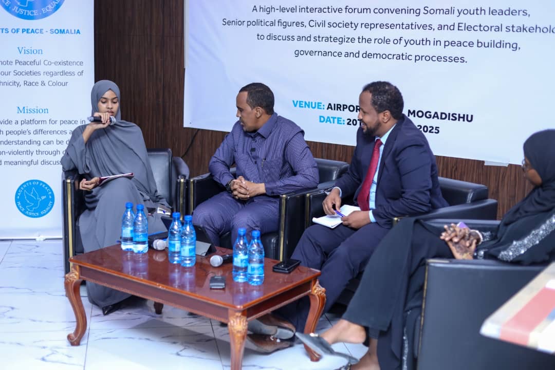 Today, I had the privilege of delivering a keynote speech and joining a panel at the NextGen Somalia about the then Youth at the Forefront of Peace and Democracy forum in Mogadishu, hosted by agent of peace .
<a href="/MOISOMALIA/">Ministry of Information, Culture & Tourism</a> <a href="/souefmo_elamine/">Souef Mohamed El-Amine</a> <a href="/fausto_andreia/">Andreia Fausto</a> <a href="/aussom_/">AUSSOM</a> <a href="/NimoJirdeh/">Nimo Jirdeh</a>