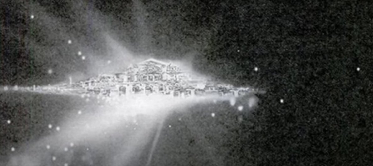 💫 Heavenly City - an interesting photo taken by NASA's Hubble Space Telescope on Dec. 26, 1993. 

In an article published by the Weekly World News on Feb. 8, 1994, “...author and researcher [Dr.]Marcia Masson, who quoted highly placed NASA insiders as having said that the