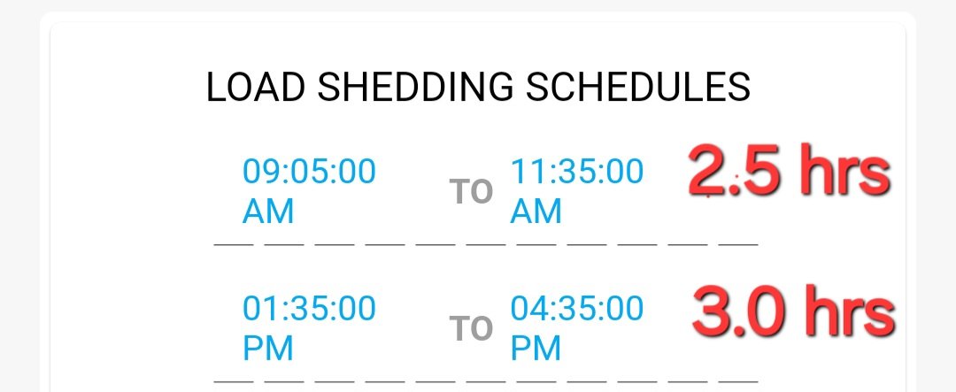 Farhan106's tweet photo. @KElectricPk, can you please advise why supply is off is our area. Our area for years is exempted from load shedding. But today, the KE app is showing 10 hours long load shedding schedule. WHY? https://t.co/ohXLyxmaNy