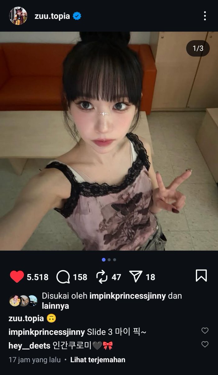 Widi_thatW's tweet photo. Akrab bnget, kek pernah satu grub aja🥹 https://t.co/z3INjil5cf