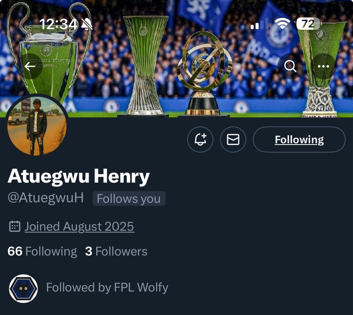 Ola 💁♀️🇿🇦🇦🇺 (@fplola58) on Twitter photo # Ola’s Daily Shoutout#
⭐️Special⭐️

Hi everyone😁
Please give <a href="/AtuegwuH/">Atuegwu Henry</a> a follow as his last account was suspended and he has to start all over again🤨
He is an amazing FPL support - always following everyone back as well as following when I post Shoutouts.
Thank # Ola’s Daily Shoutout#
⭐️Special⭐️

Hi everyone😁
Please give <a href="/AtuegwuH/">Atuegwu Henry</a> a follow as his last account was suspended and he has to start all over again🤨
He is an amazing FPL support - always following everyone back as well as following when I post Shoutouts.
Thank