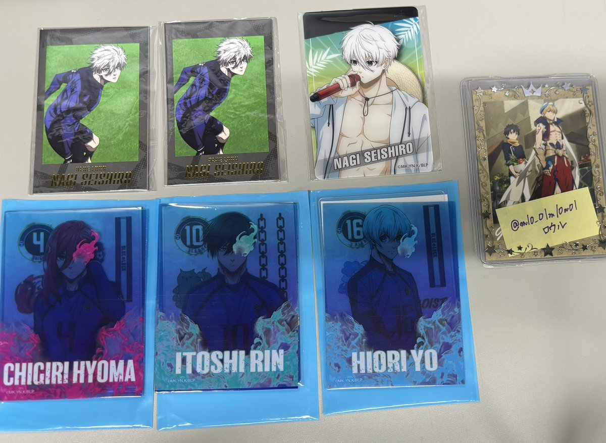 【交換】ブルーロック ブルロ 
Wフォトカード フォトカ  ビジュデコ JOYSOUND クリアカード

譲
凪
千切 凛 氷織

求
冴

池袋手渡し&gt;他都内手渡し

よろしくお願い致します