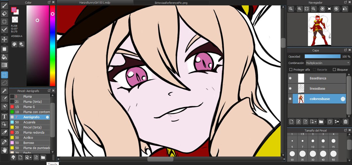 Ok, I am pausing this tonight because of two reasons:

1 - I wanna see how it looks on a different screen.

2 - I heard gunshots outside so time to turn off the lights. ^^'