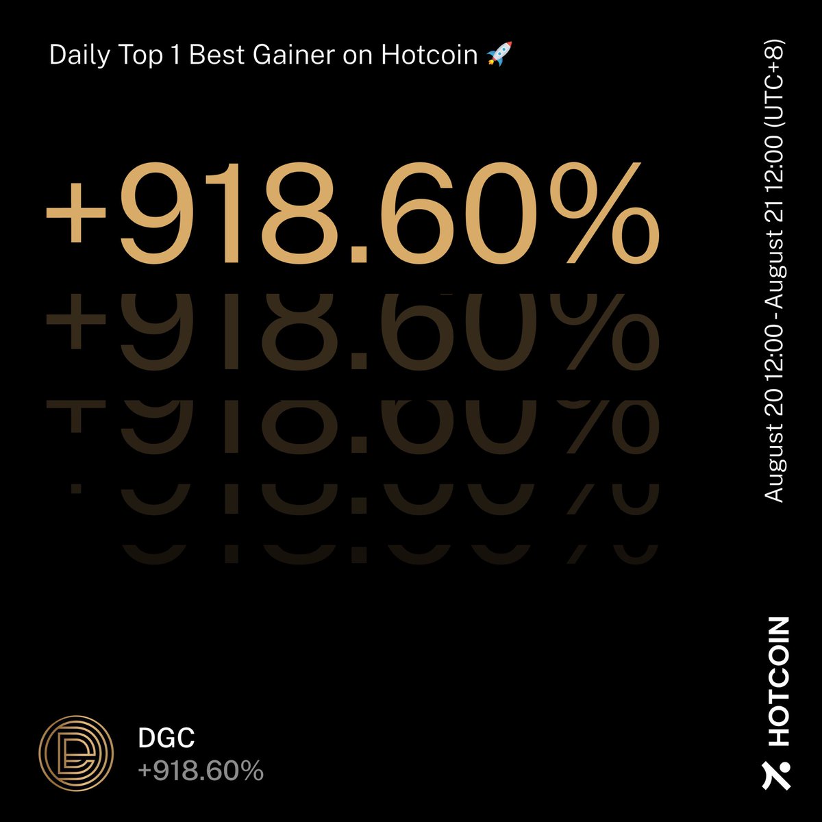 HotcoinGlobal's tweet image. 📈 Hotcoin Top Gainer Today: $DGC +918.60%

Record-breaking performance—don’t miss the trading opportunity!
🔗 Hotcoin.com 
#Hotcoin #DGC #TopGainer #CryptoTrading